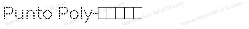 Punto Poly字体转换